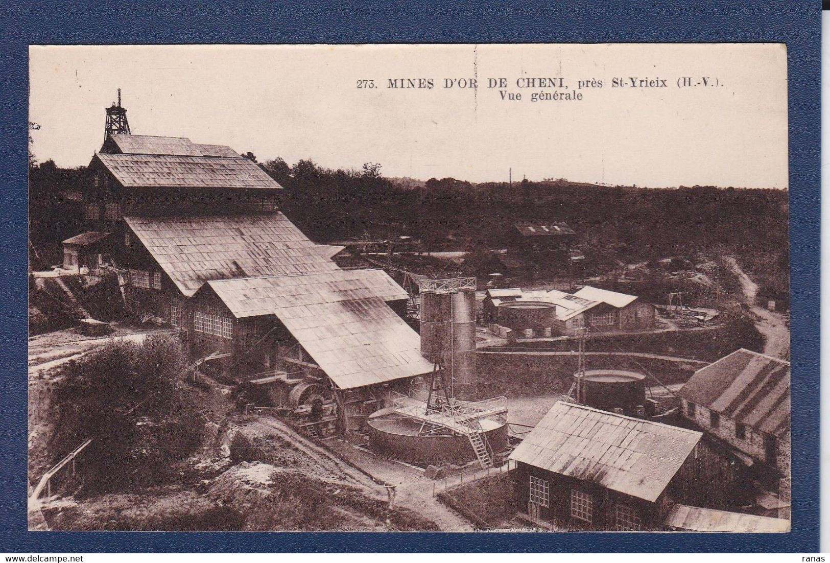 CPA [87] Haute-Vienne > Saint Yrieix La Perche Mines D'or De Cheni - Saint Yrieix La Perche