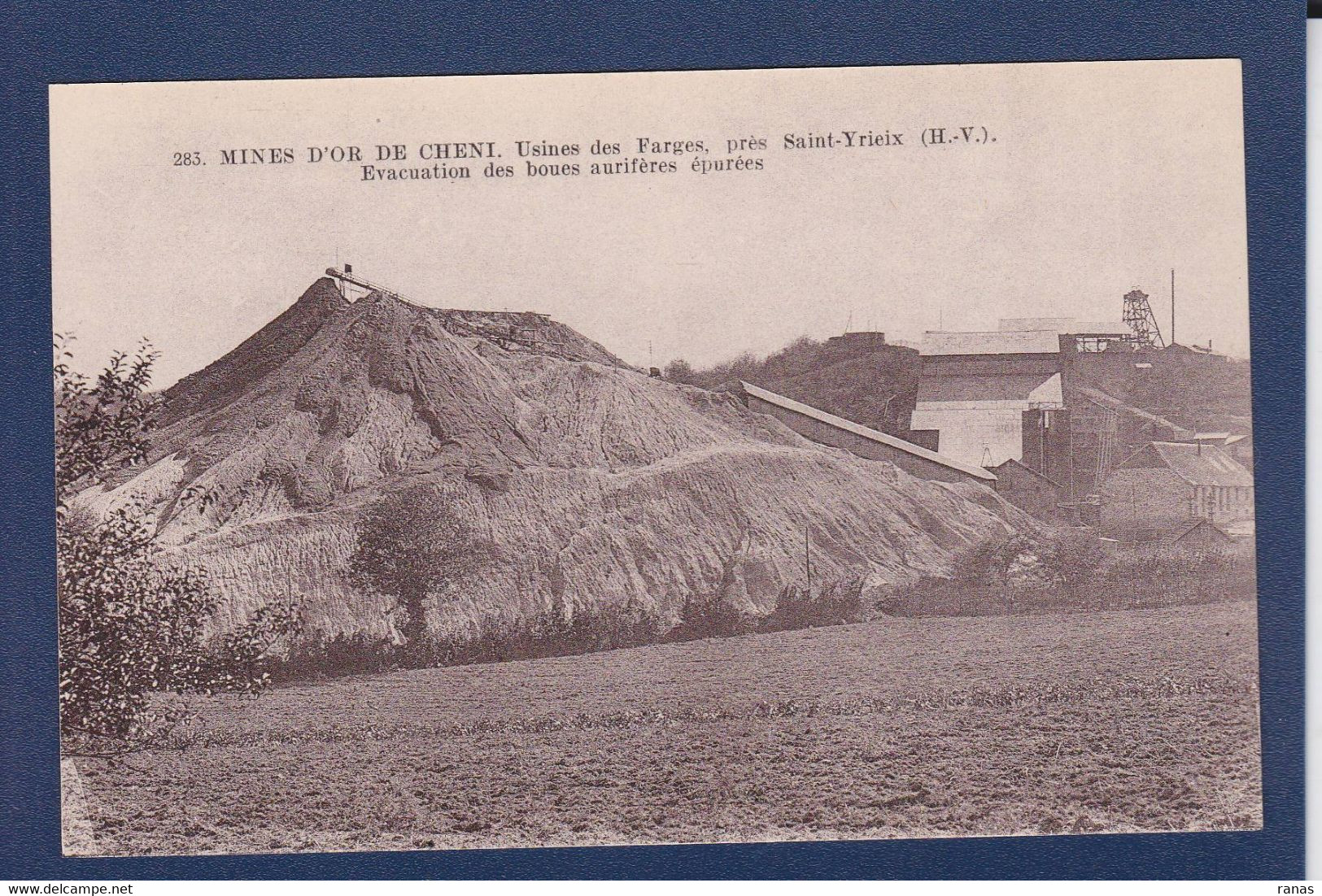 CPA [87] Haute-Vienne > Saint Yrieix La Perche Mines D'or De Cheni - Saint Yrieix La Perche