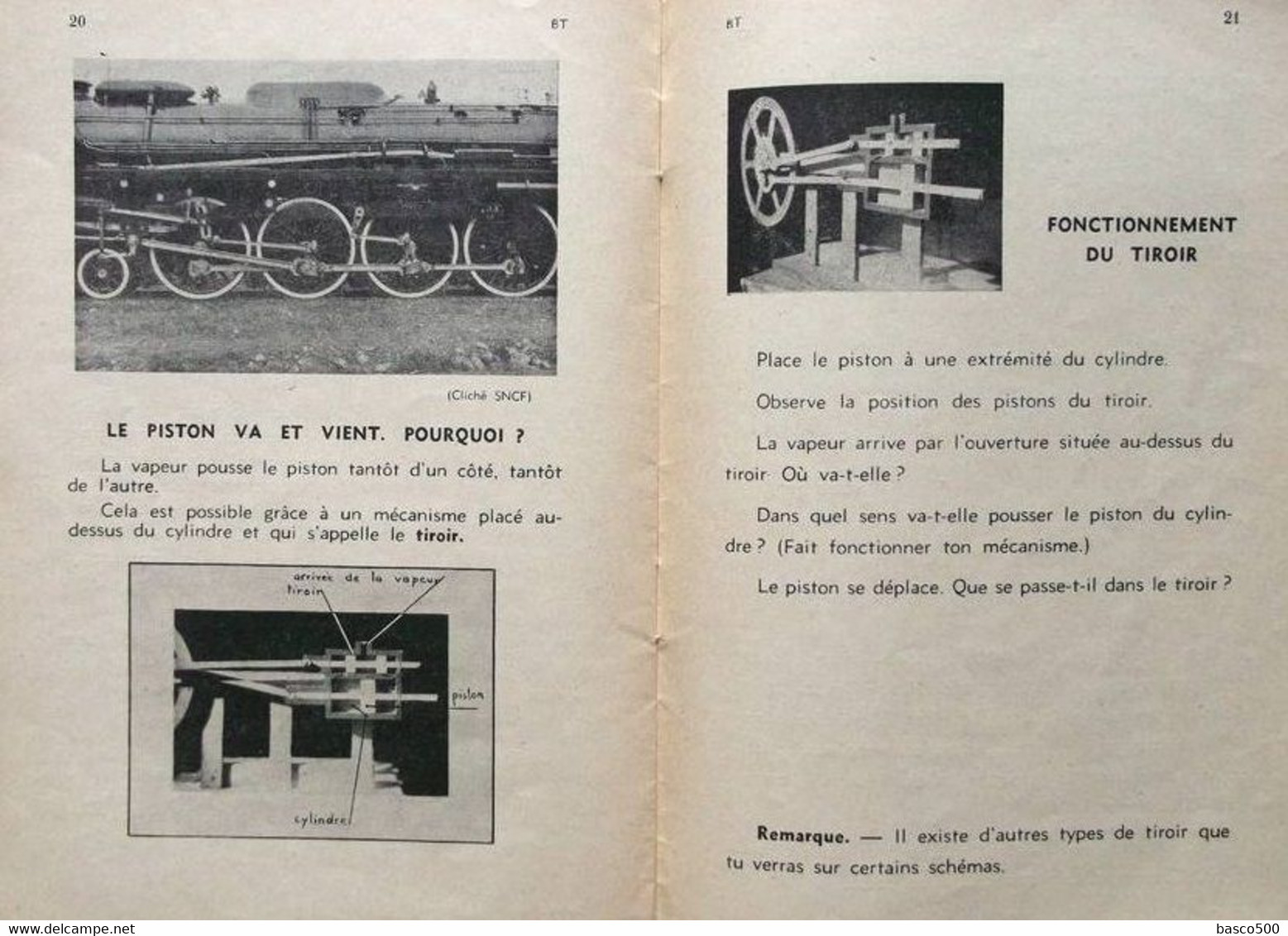 1954 "La LOCOMOTIVE" Bibliothèque De Travail N°276 - Railway & Tramway