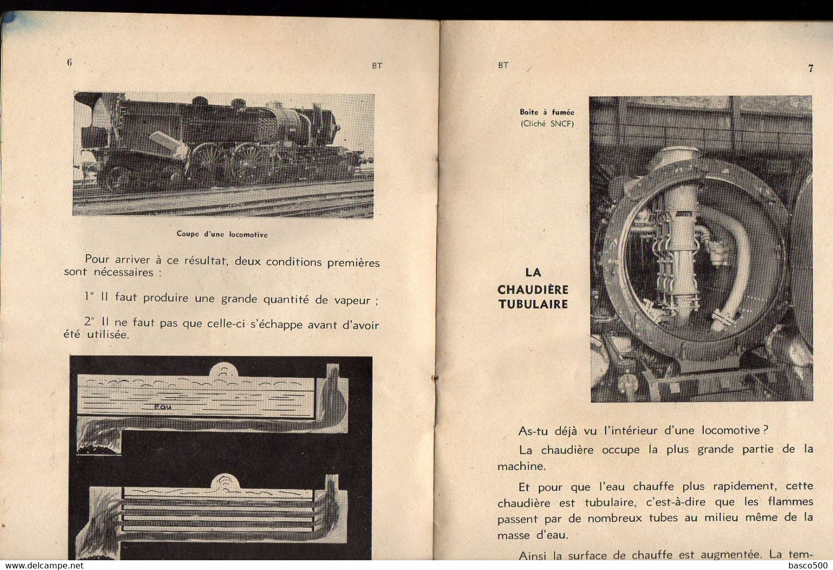 1954 "La LOCOMOTIVE" Bibliothèque De Travail N°276 - Ferrocarril & Tranvías