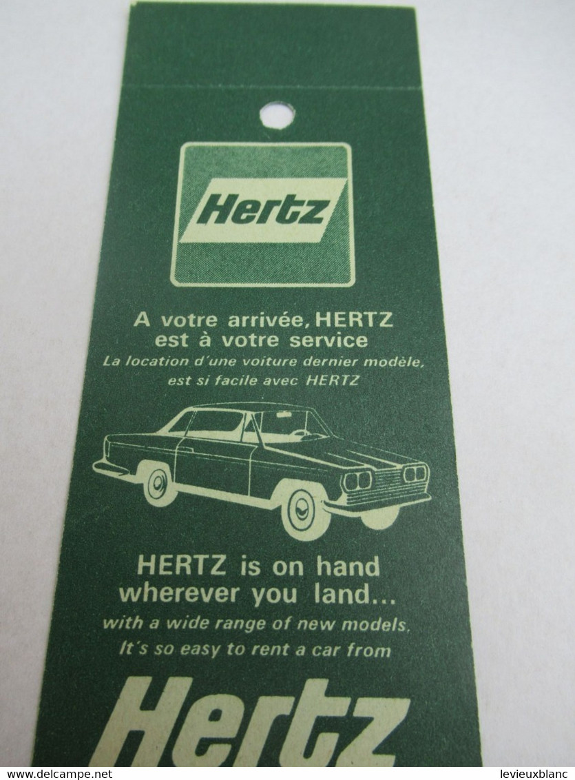 Aviation Commerciale/ AIR-FRANCE/Carte D'embarquement/ Houpiez/Hertz / Vers 1960           BIAV2 - Instapkaart