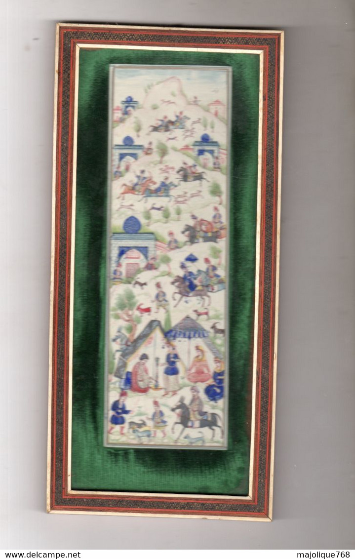 Miniature Sur Plaque D'ivoire - FAKHRE EMAMI MINIATURE ON IVORY - - Art Oriental