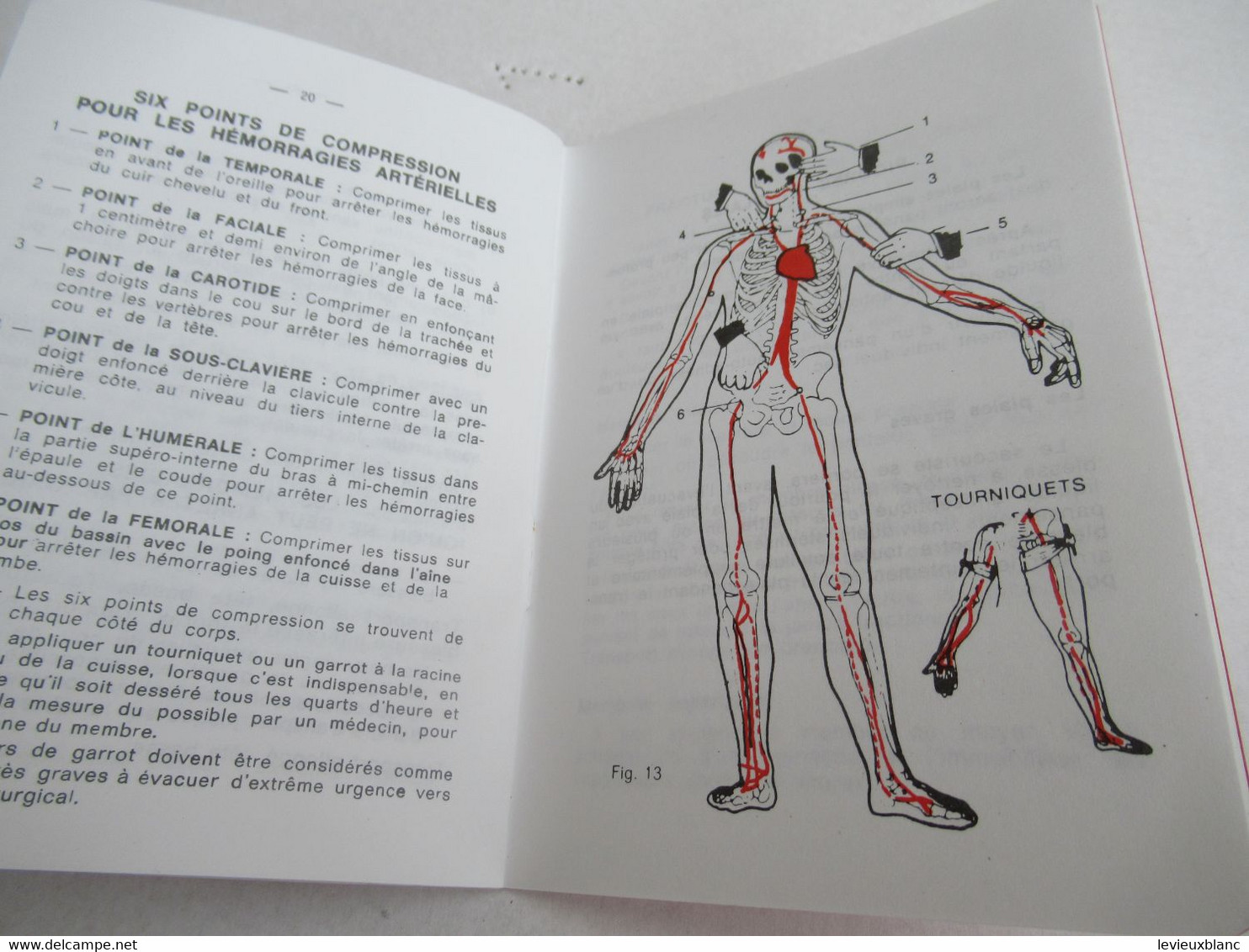 S.N.C.F.F./Direction du Personnel /AIDE-MEMOIRE du SECOURISTE/1972        TRA62