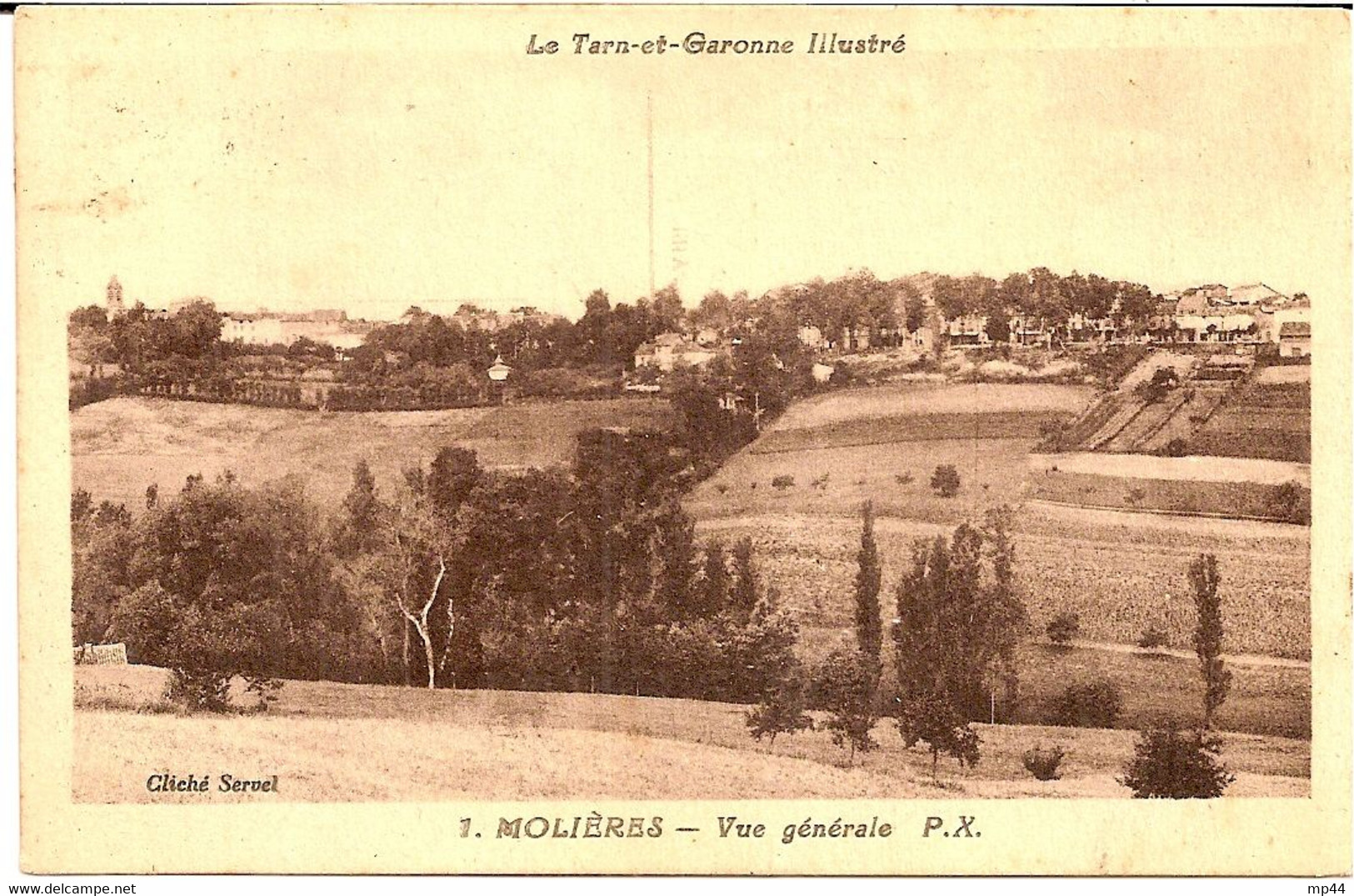 2F12 --- 82 MOLIERES Vue Générale - Molieres