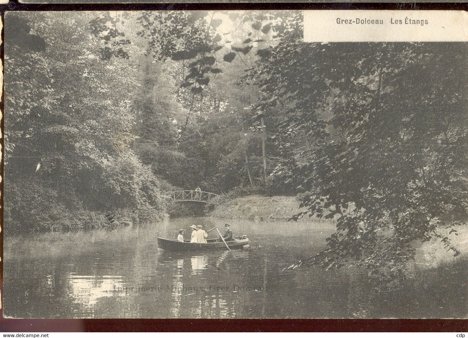 Cpa Grez-doiceau  1910  Barque - Graven