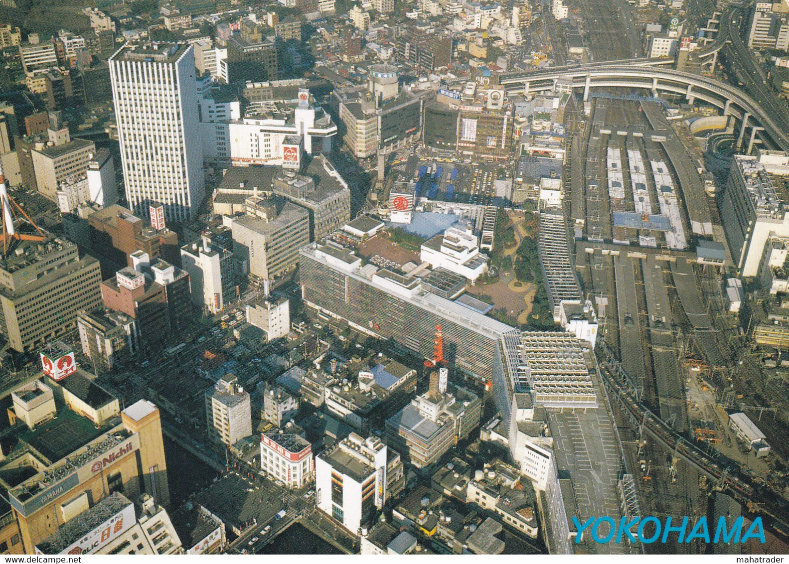 Japan - Yokohama - Railway Station Aerial View - Yokohama