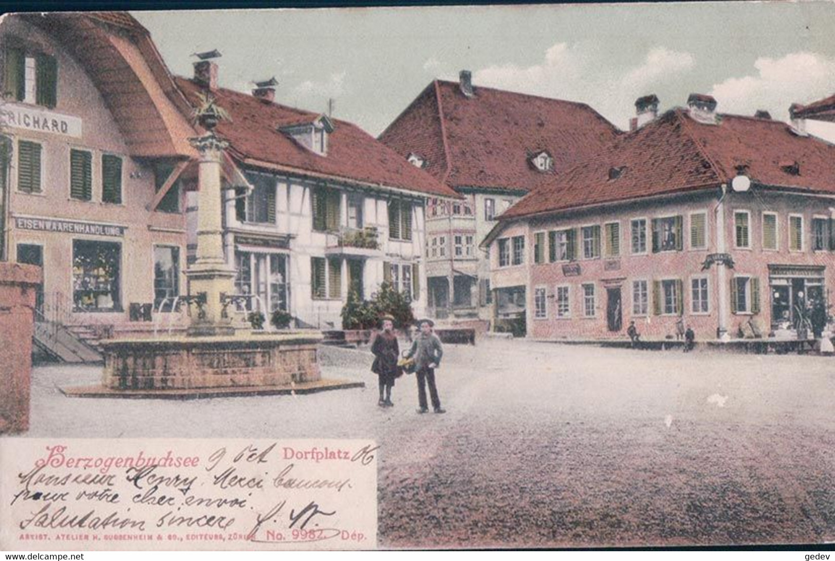 Herzogenbuchsee BE, Dorfplatz (9982) - Herzogenbuchsee