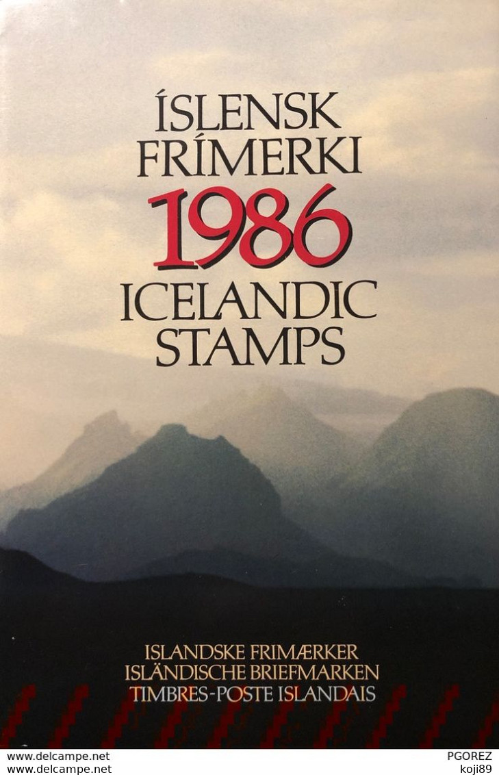 ISLANDE - Année Complète 1986  ( Carnet - Booklet - Year Set - Year Pack ) - Neuf ** Luxe - Années Complètes