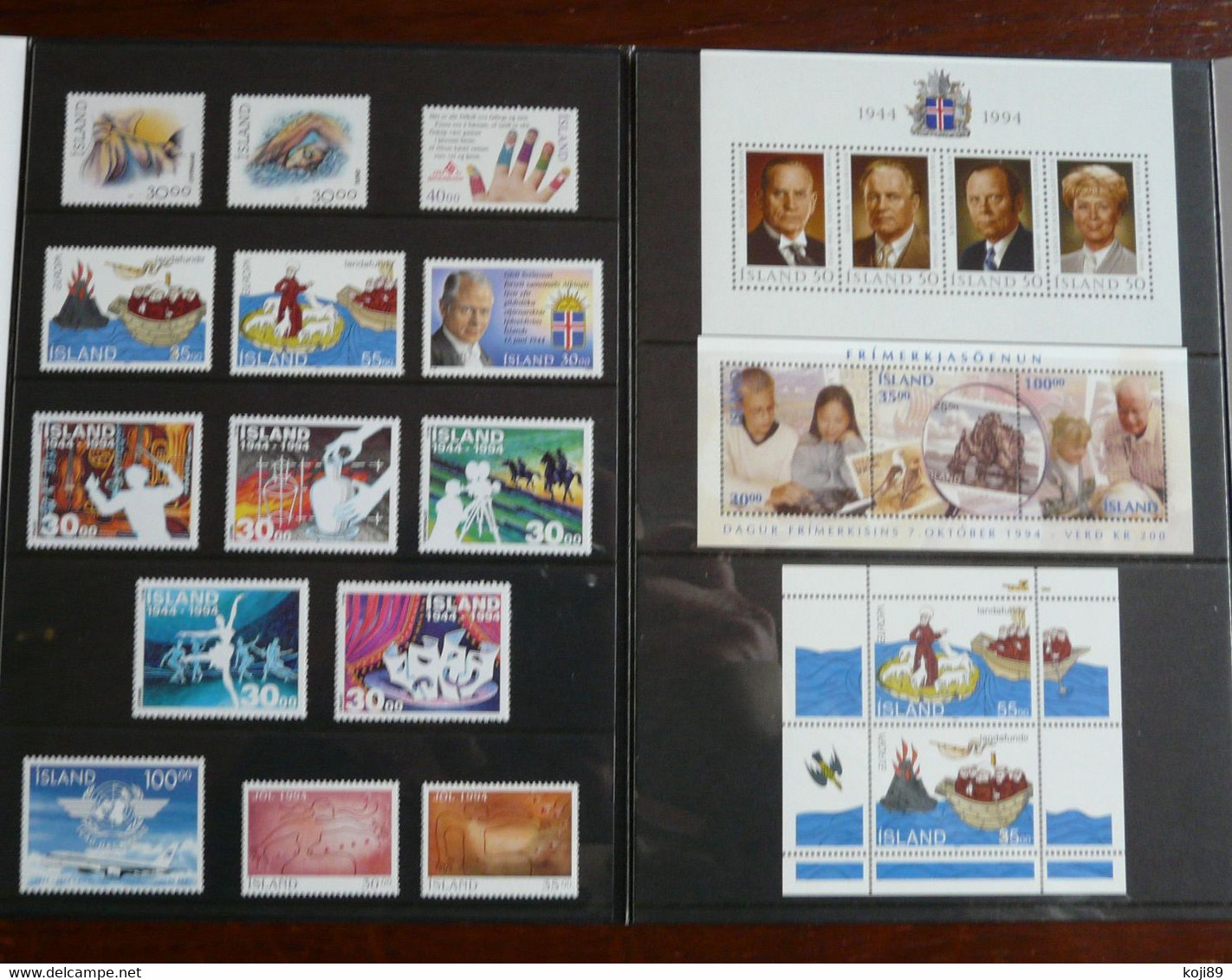 ISLANDE - Année Complète 1994  ( Carnet - Booklet - Year Set - Year Pack ) - Neuf ** Luxe - Full Years