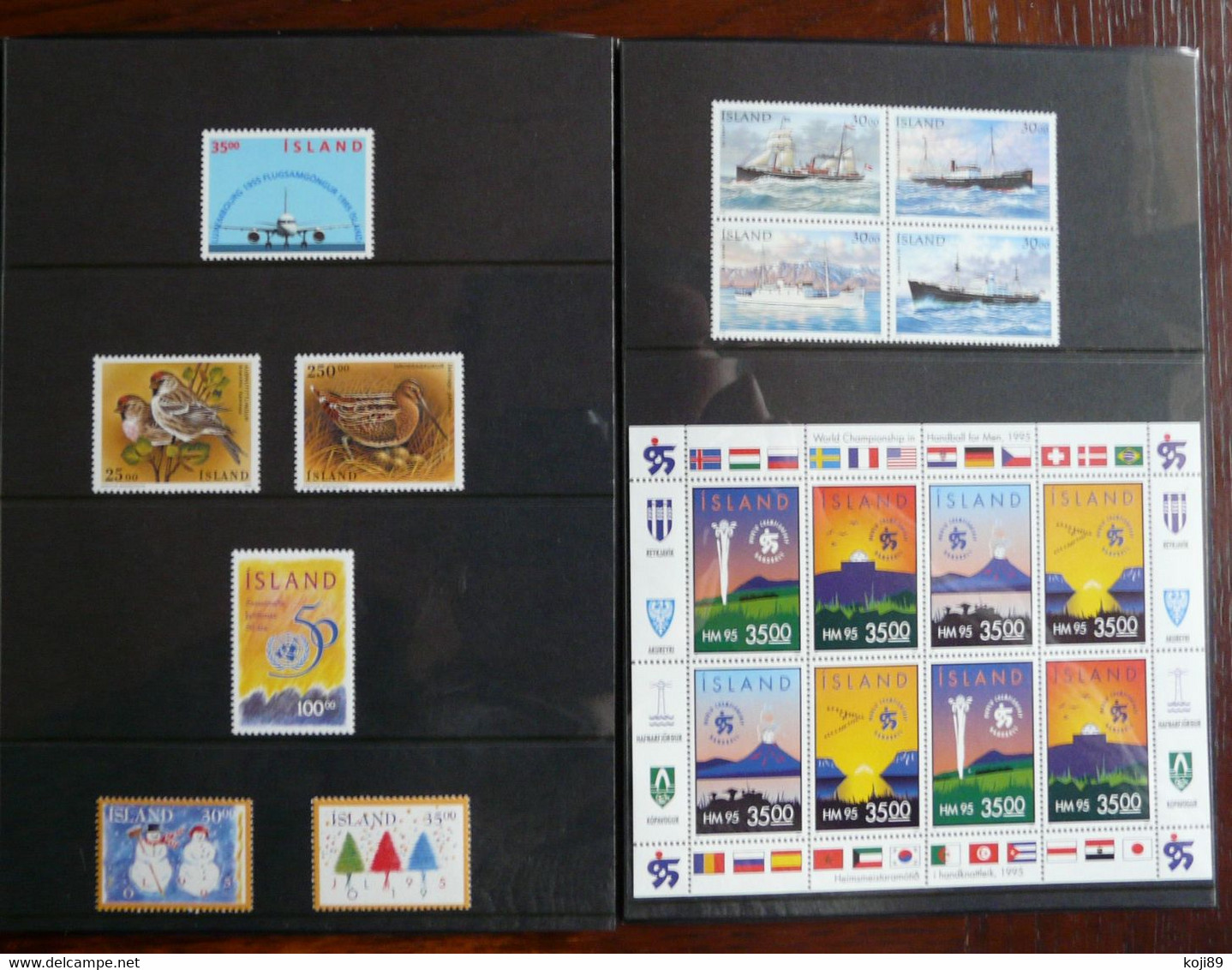 ISLANDE - Année Complète 1995  ( Carnet - Booklet - Year Set - Year Pack ) - Neuf ** Luxe - Full Years
