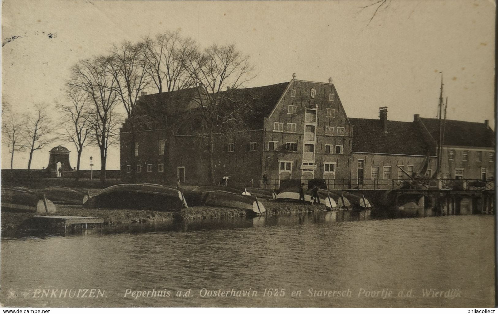 Enkhuizen // Peperhuis Ad Oosterhaven 1625 En Staversch Poortje Ad Wierdijk 19?? D - Enkhuizen