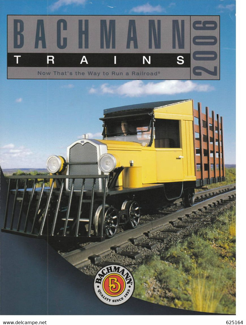 Catalogue BACHMANN USA 2006 Trains HO N O 1/20.3 - HO N On30 Spectrum - Inglese