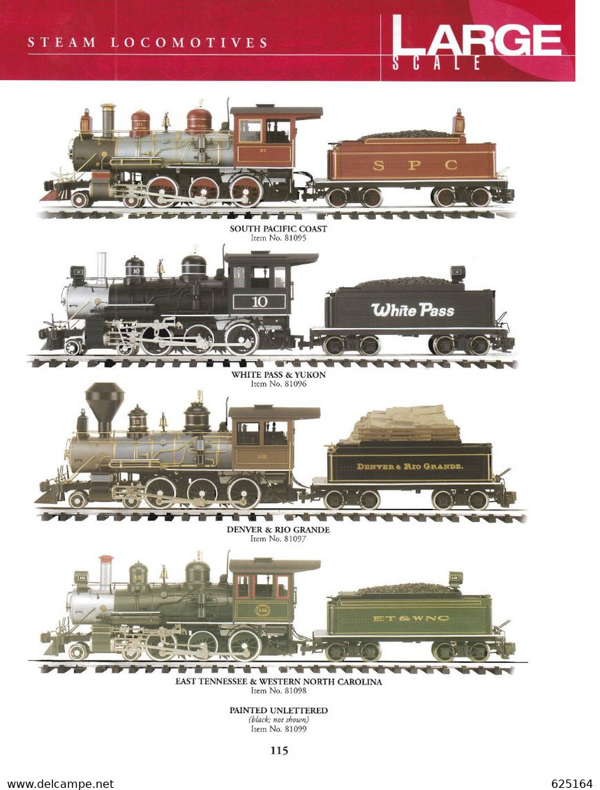 Catalogue BACHMANN USA 2006 Trains HO N O 1/20.3 - HO N On30 Spectrum - Inglese