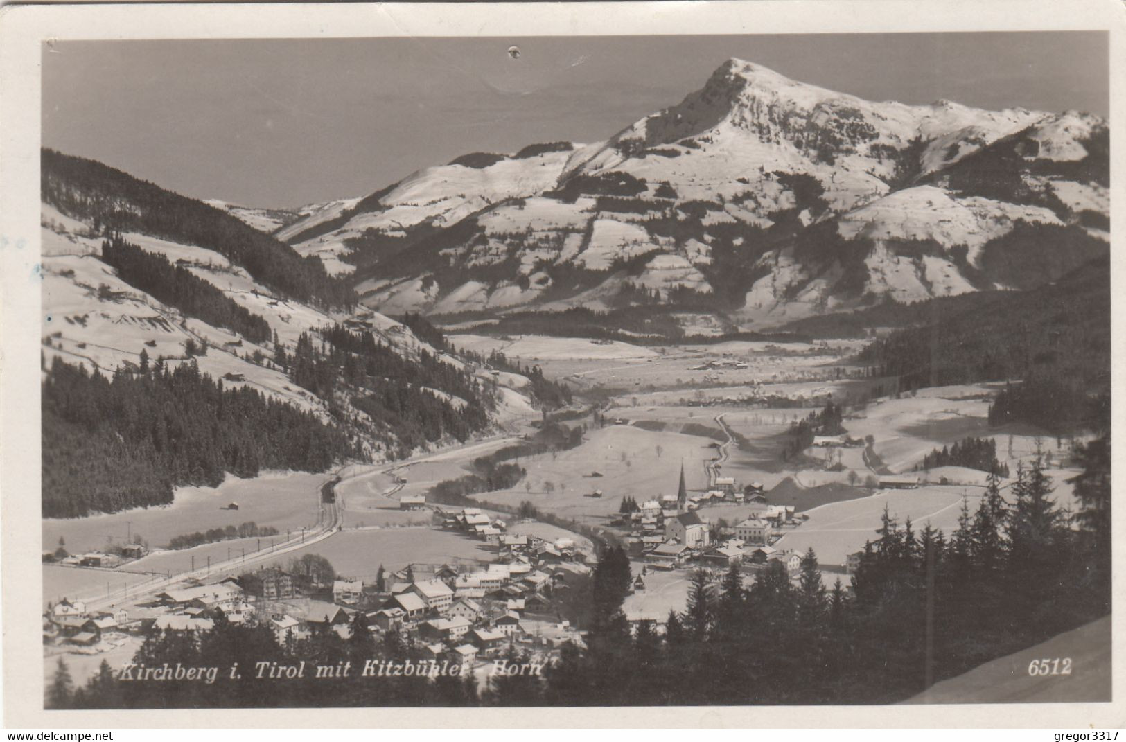 B3290) KIRCHBERG I. Tirol - Mit Kitzbühler Horn Verschneit ALT !  FELDPOST 1942 - Kirchberg