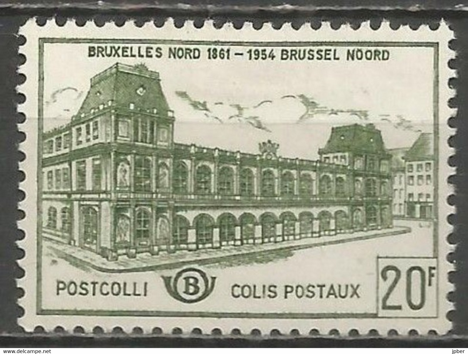 Belgique - Chemins De Fer / Colis Postaux - N°366* Ancienne Gare Du Nord à Bruxelles - Mint