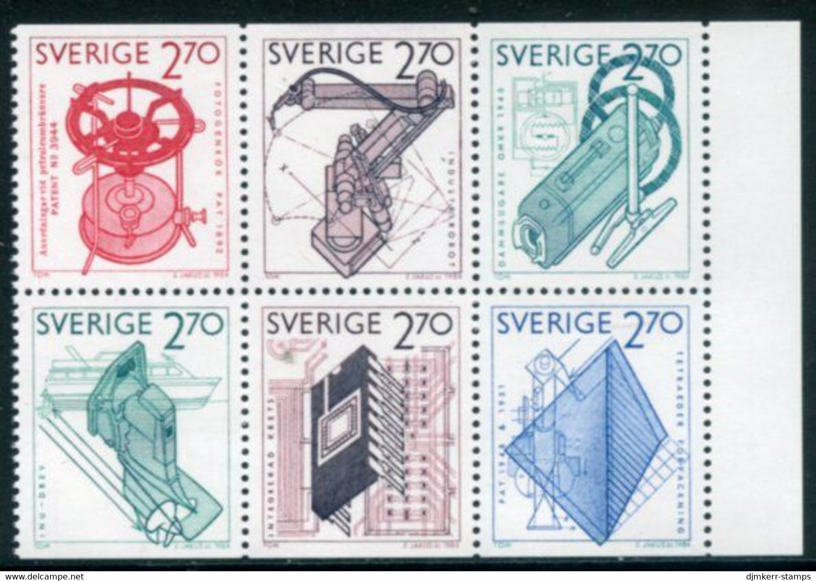 SWEDEN 1984 Technology MNH / **.  Michel 1282-87 - Nuovi