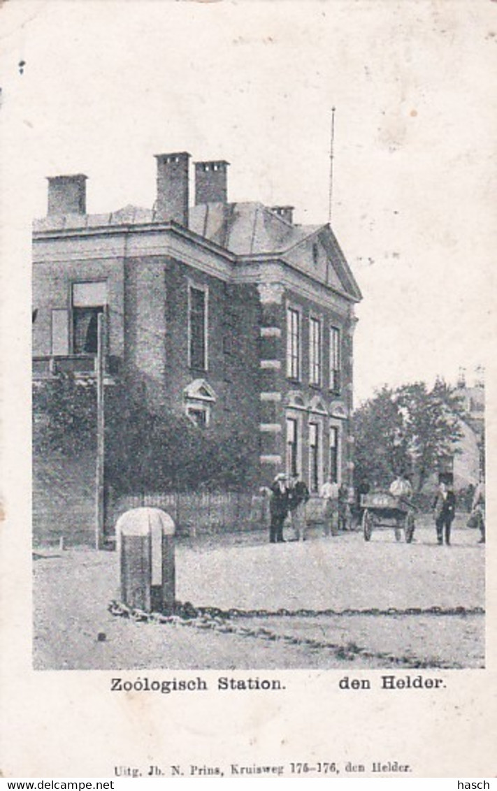 4837169Den Helder, Zoölogisch Station. (poststempel 1905)(zie Hoeken En Randen) - Den Helder