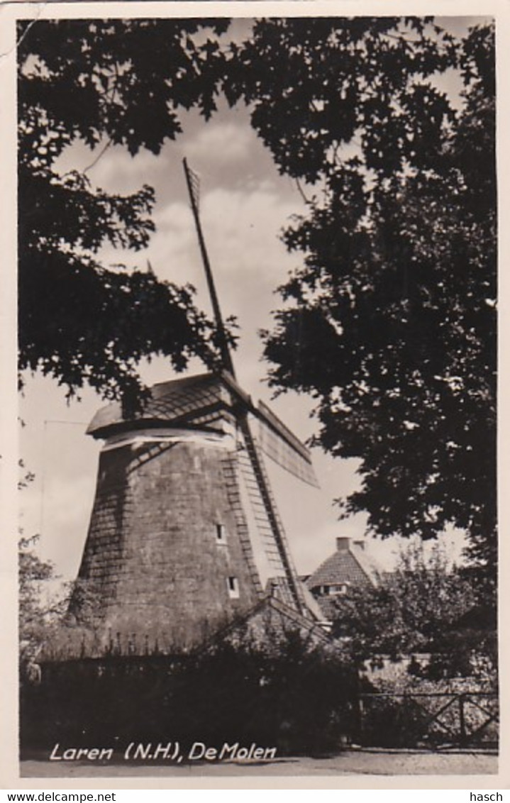 4834117Laren, De Molen. (linksboven Een Kleine Vouw) - Laren (NH)