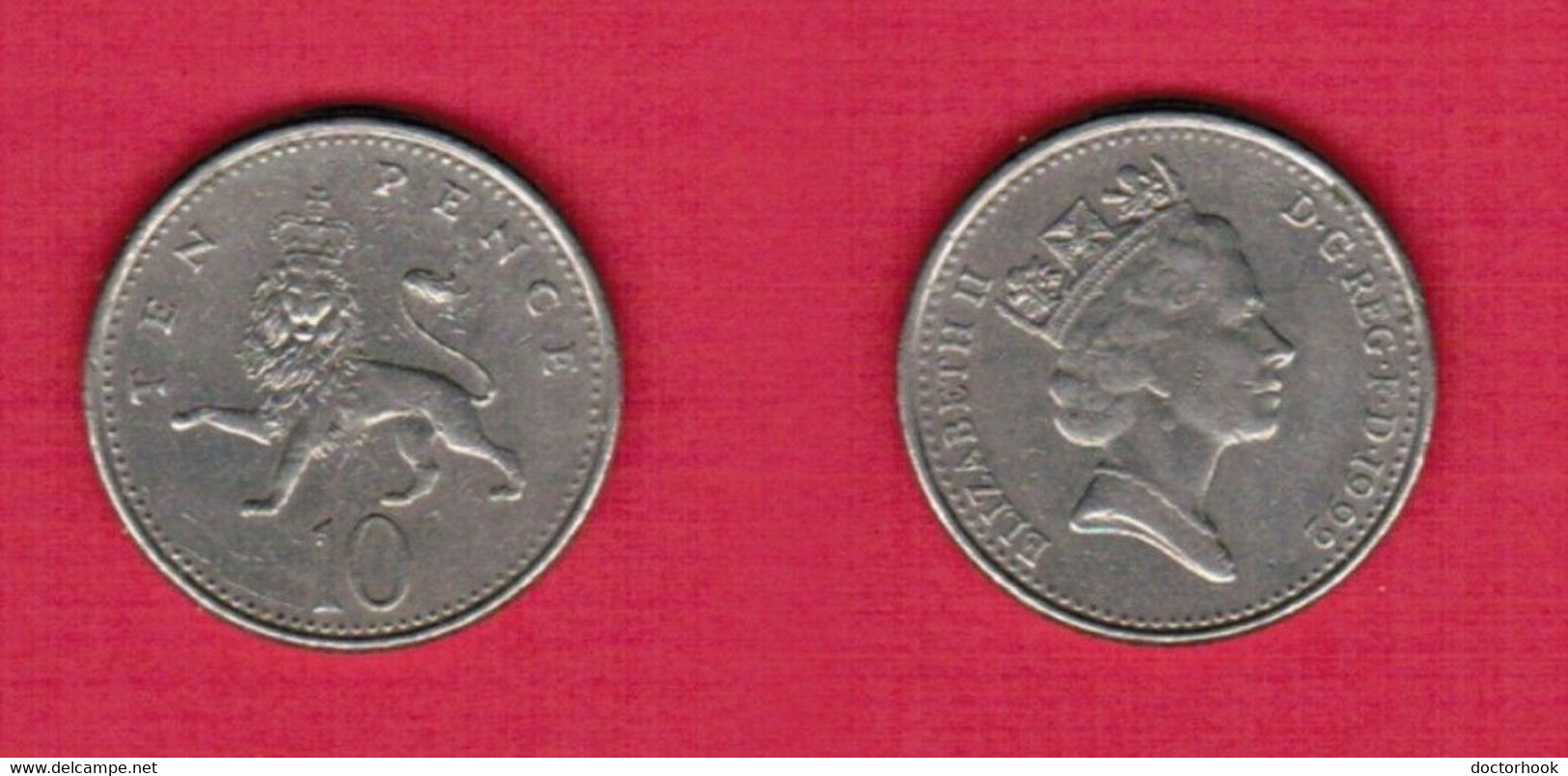 GREAT BRITAIN  10 PENCE 1992 (KM # 938b) #6720 - 10 Pence & 10 New Pence