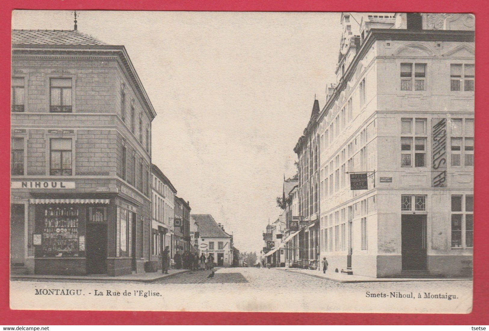 Scherpenheuvel / Montaigu -  La Rue De L'Eglise - 1903 ( Verso Zien ) - Scherpenheuvel-Zichem
