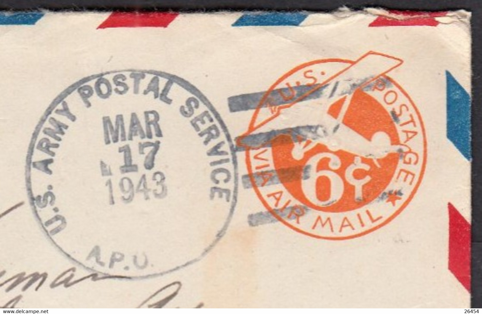 U.S.A. Militaria Lot De 3 Enveloppes Sur Entier 6c Année 1943  Du Lt.Col Cleon .E.FREEMAN N.Y. Pour ST LOUIS  Missouri - 1941-60