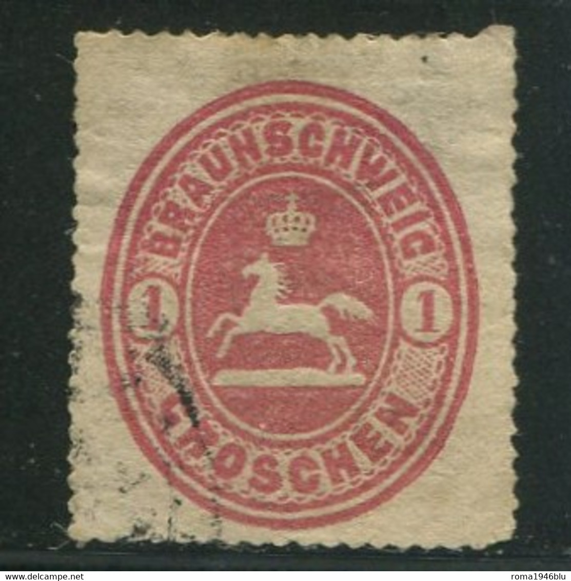 GERMANIA 1866 BRAUNNSCHWEIG N. 13 USATO - Other & Unclassified