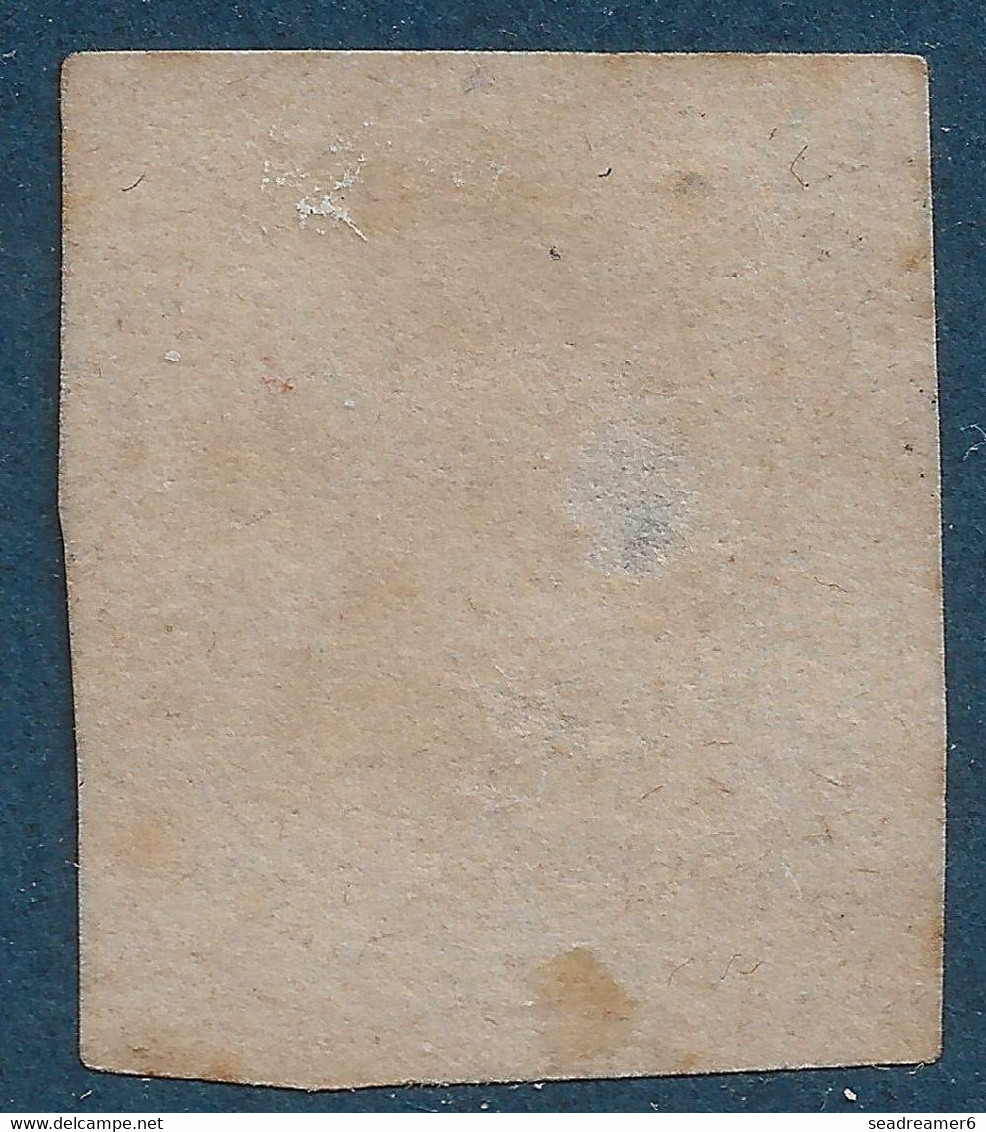 Belgique Medaillon Essai GRUBBEN 40c Noir Sur Papier Carton TTB - 1863-1864 Médaillons (13/16)