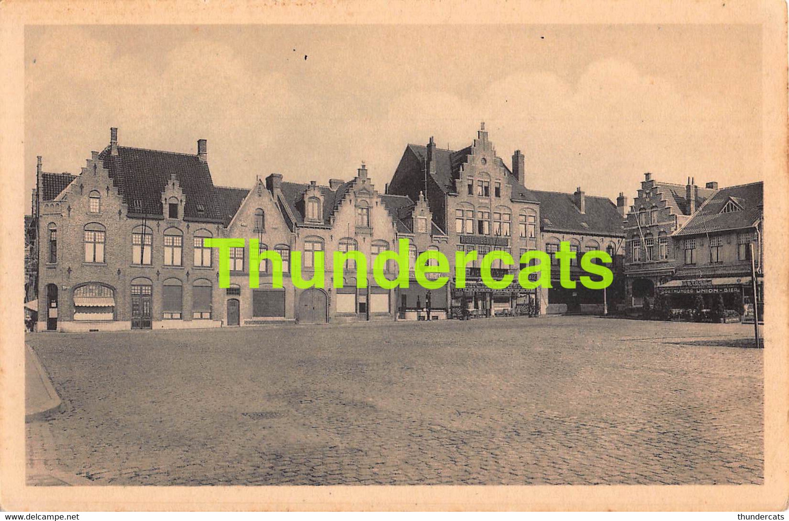 CPA NIEUWPOORT STAD NIEUPORT VILLE GROOTE MARKT GRAND PLACE - Nieuwpoort