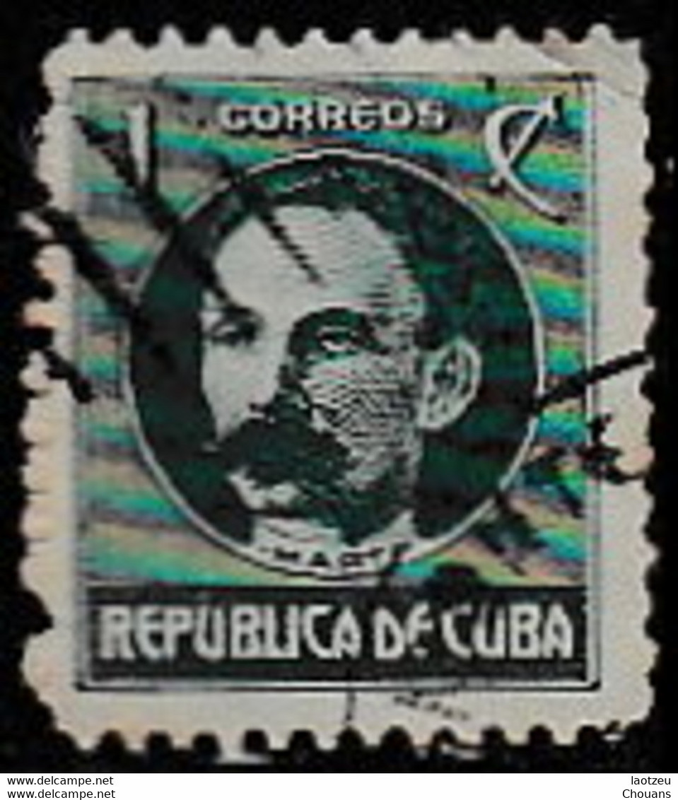 Cuba 1925. ~  YT 184 (par 11) - 1 C. J. Marti - Oblitérés