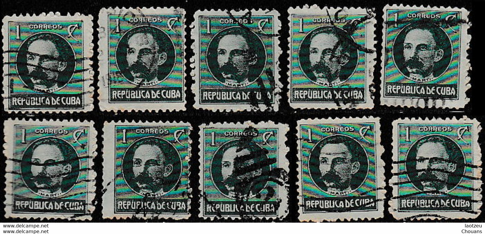 Cuba 1925. ~  YT 184 (par 11) - 1 C. J. Marti - Used Stamps