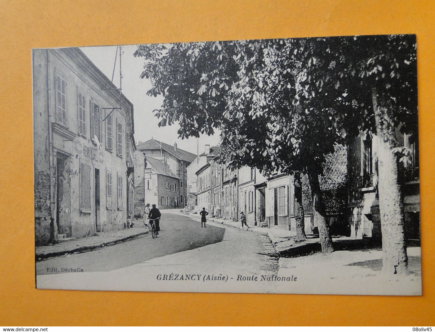 CREZANCY (Aisne) -- Route Nationale - Maison Henri Morel - Petite ANIMATION - Other & Unclassified