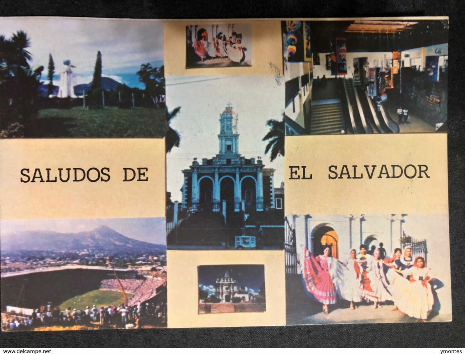 Postcard Different Sights 2012 ( Astronomy , Planets Stamps ) - El Salvador