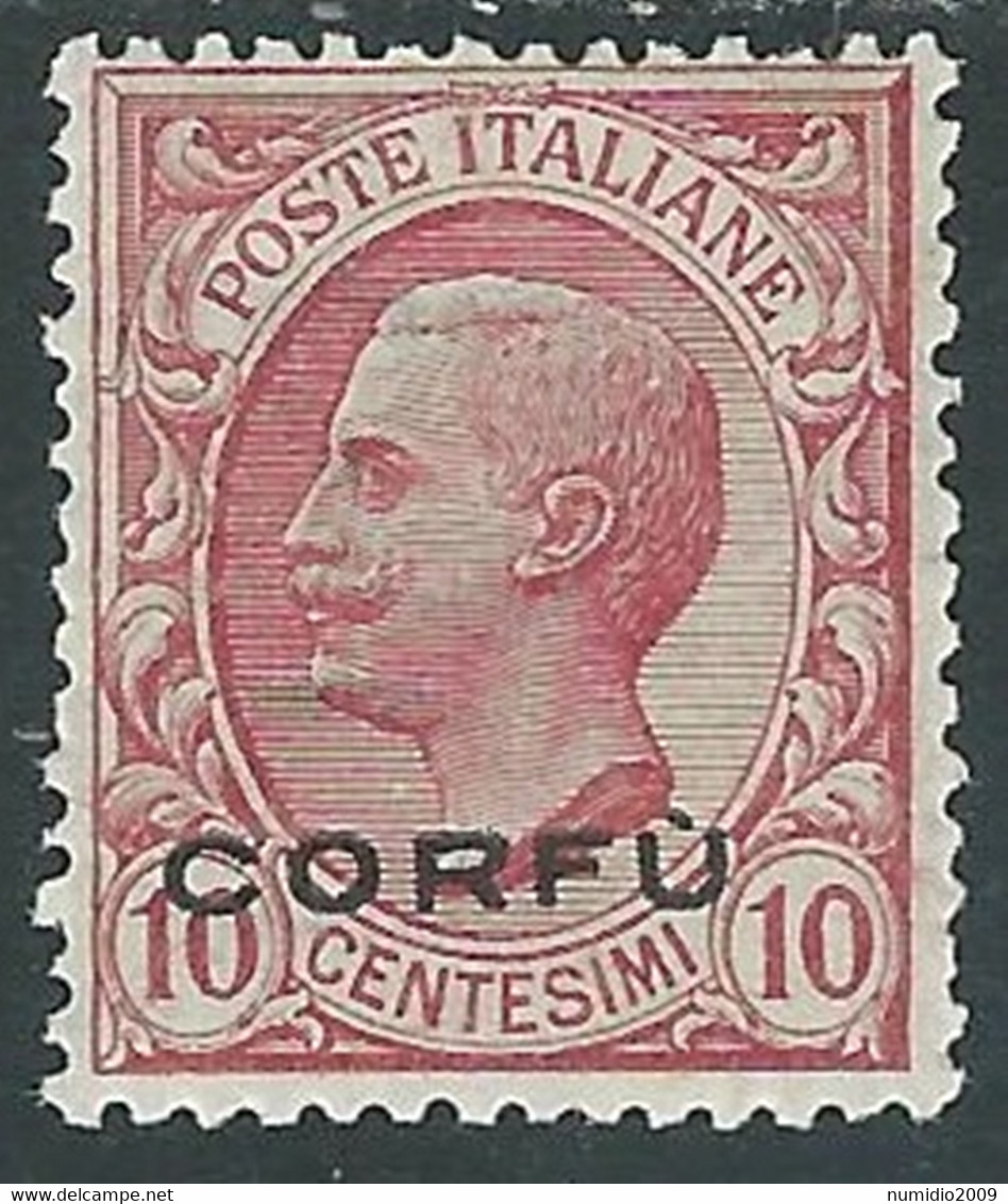 1923 CORFU EFFIGIE 10 CENT MH * - RF26-2 - Corfou