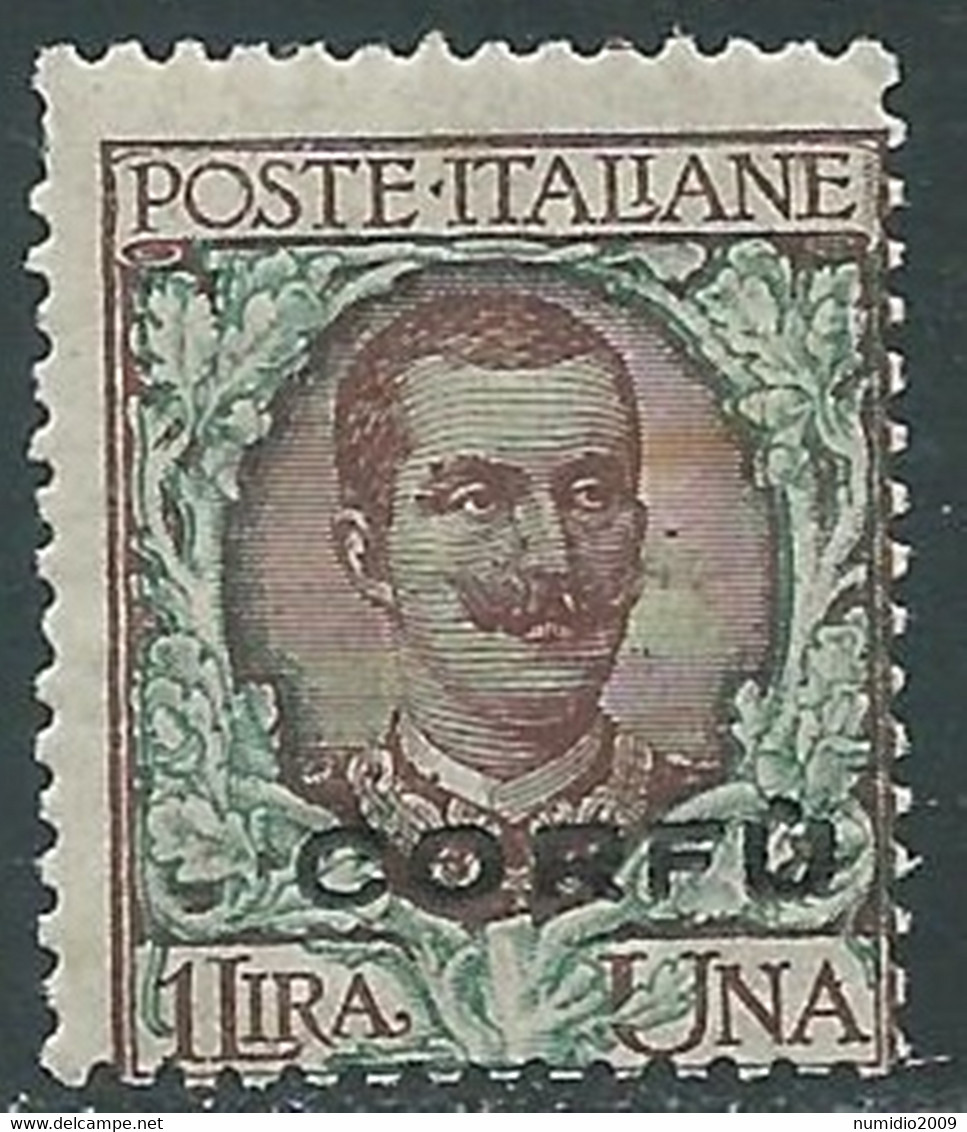 1923 CORFU FLOREALE 1 LIRA MNH ** - RF26 - Corfou