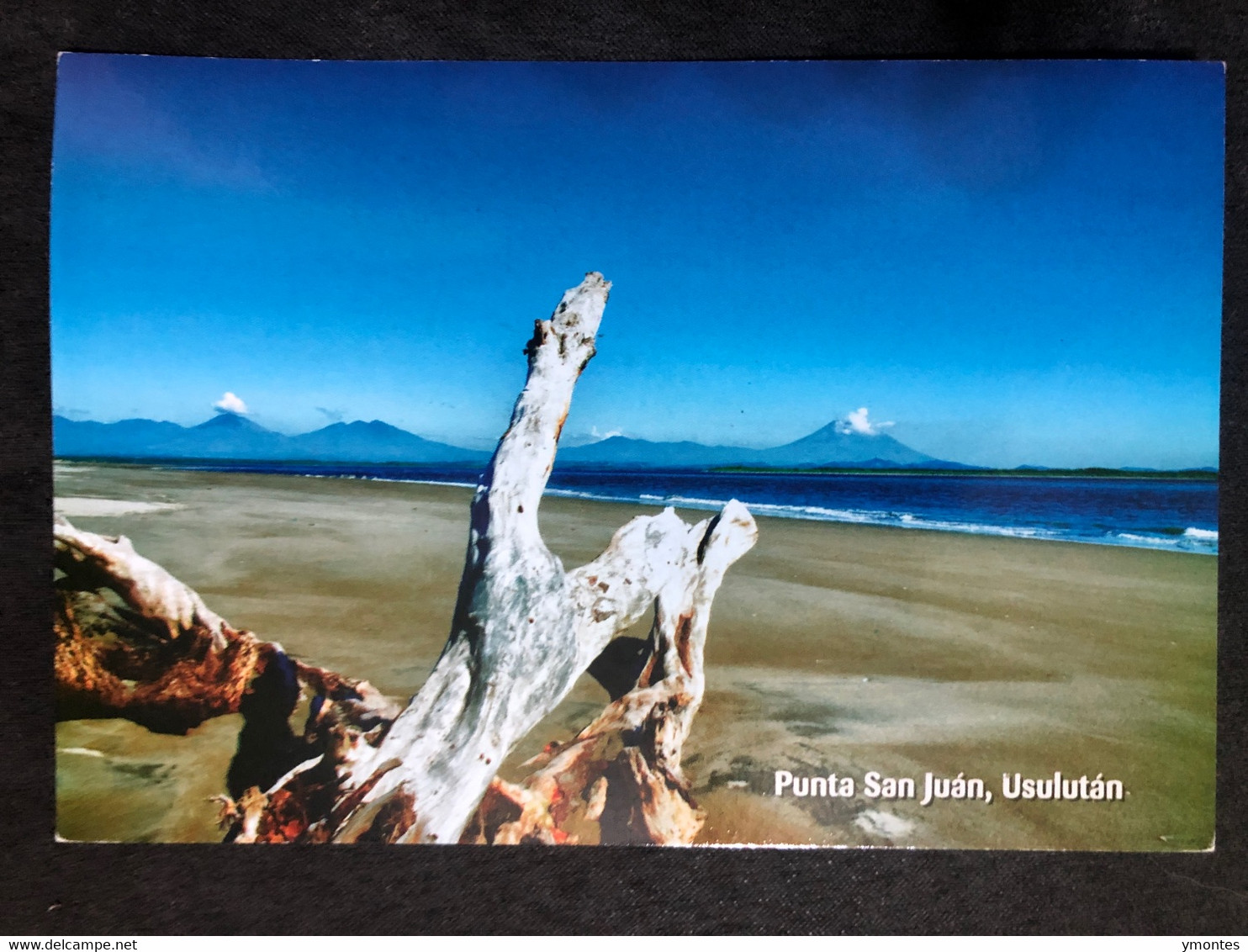 Postcard Punta Sam Juan, Usulutan  ( Firefighter Car Stamps) - El Salvador