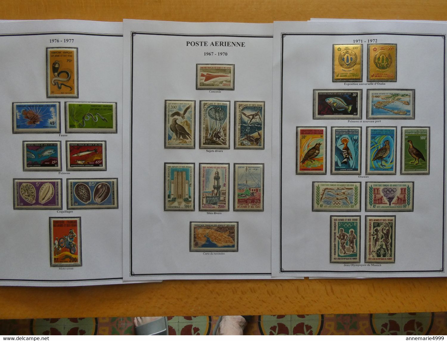 AFARS ET ISSAS  Neufs  Sans Charnière Poste Et Poste Aérienne Cote 1380 €  Voir Scan - Unused Stamps
