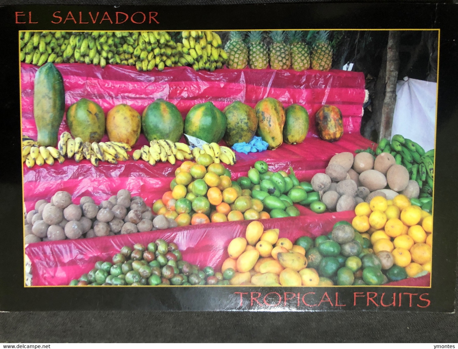 Postcard Tropical Fruits 2012 - El Salvador