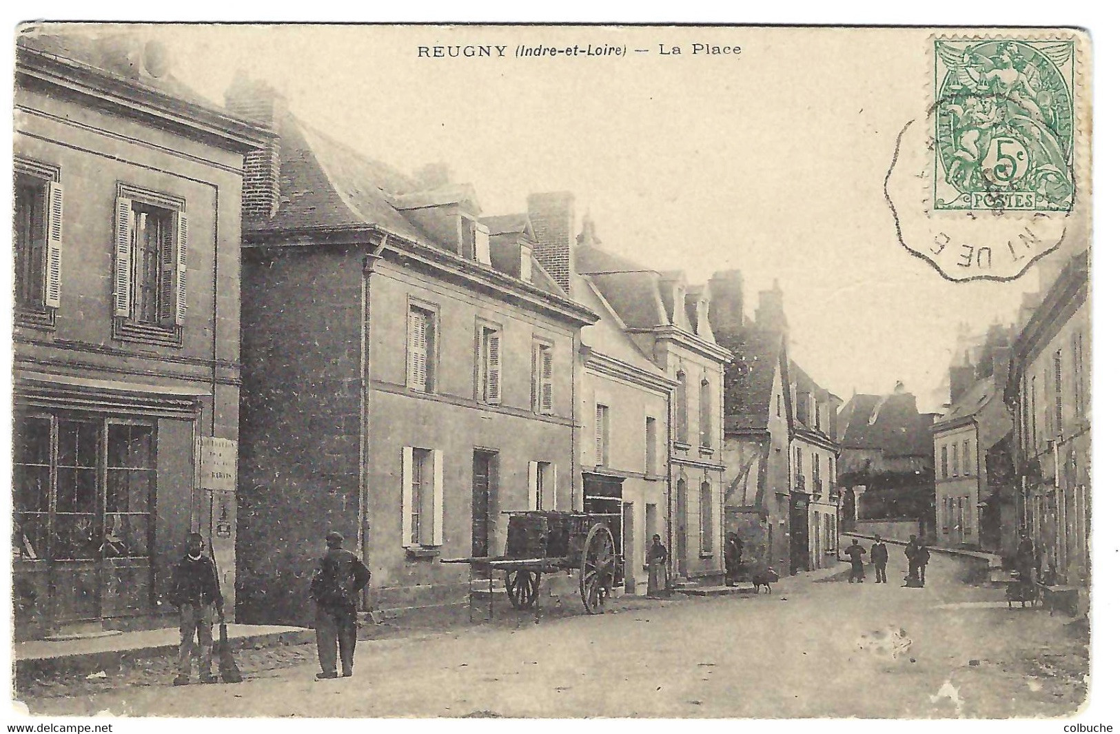 37 - REUGNY +++ La Place +++ - Reugny