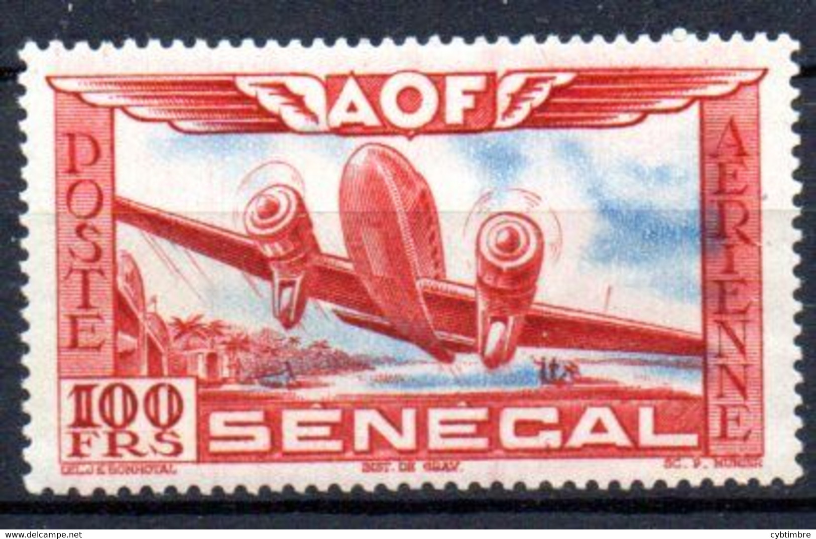 Sénégal: Yvert N° A 30* - Airmail