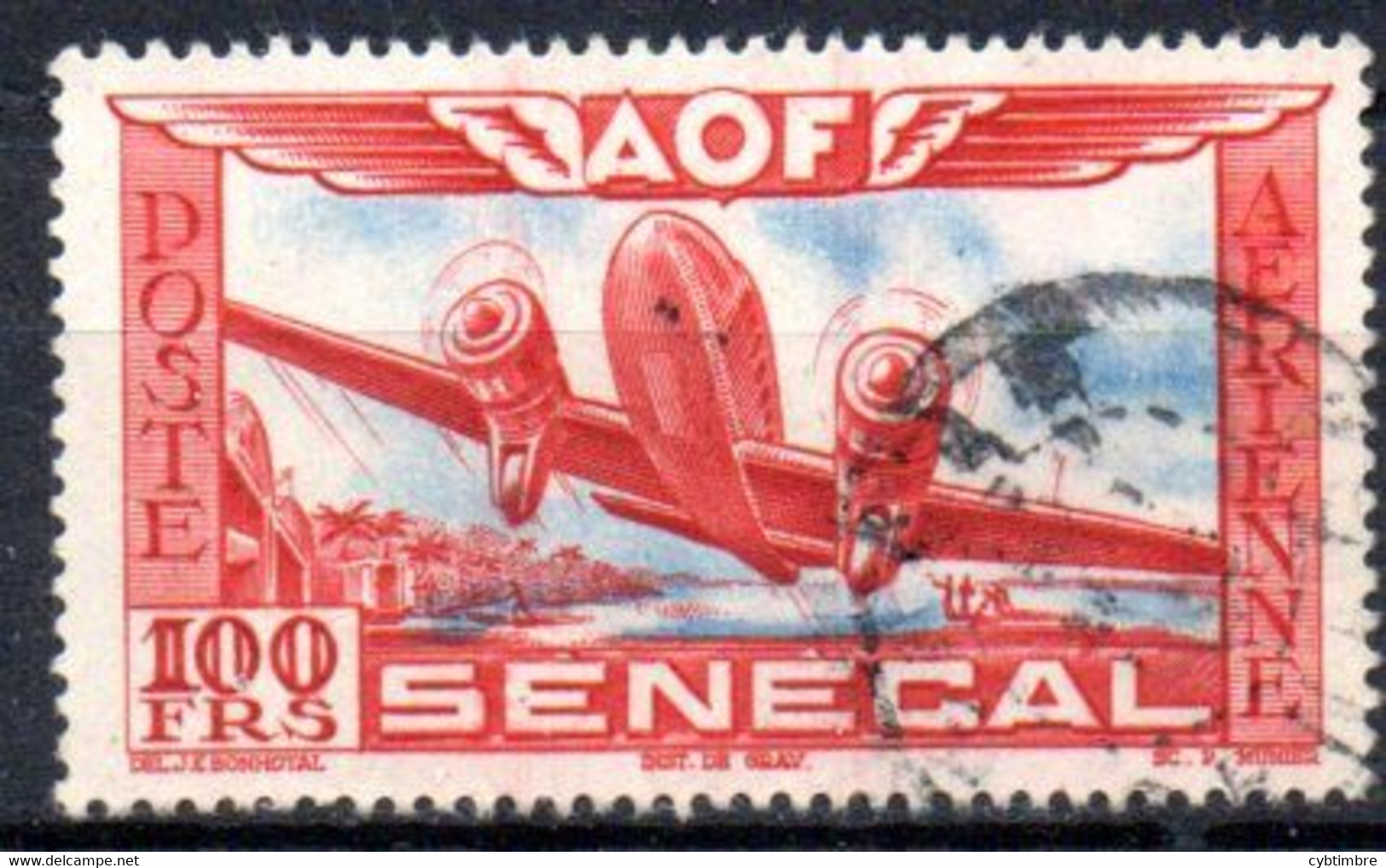Sénégal: Yvert N° A 30 - Airmail