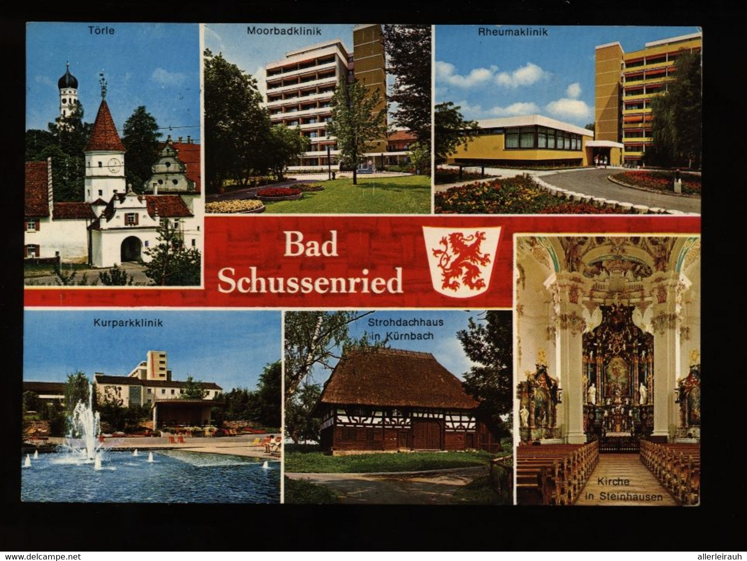 Bad Schussenried /  1977 Gelaufen - Sonderstempel - Bad Krozingen