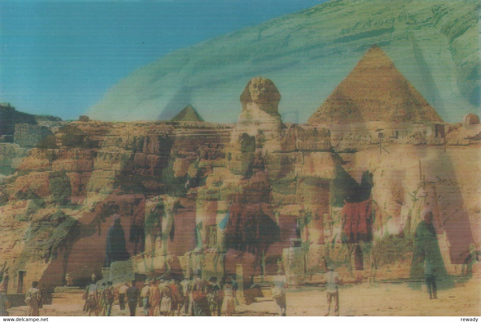 Giza (Gizeh, Egypt) - The Pyramids And The Sphinx / 3D / Stereoscopique - Cartes Stéréoscopiques