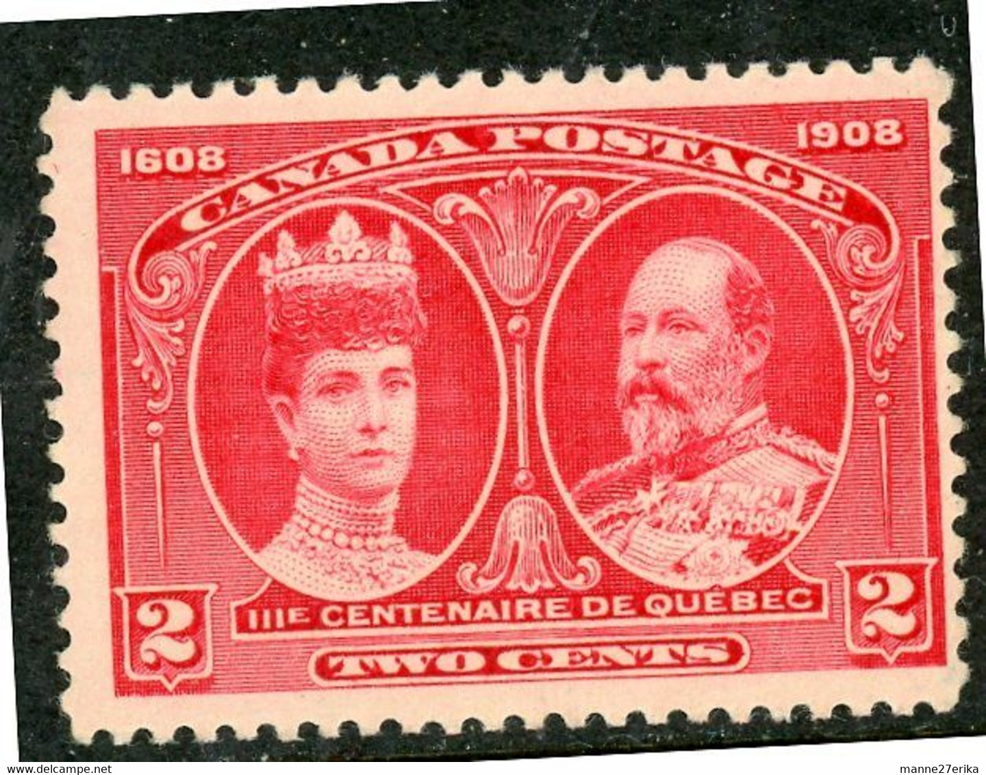 -Canada-1908-"Quebec Tercentenary" M.N.H. (**) - Nuovi