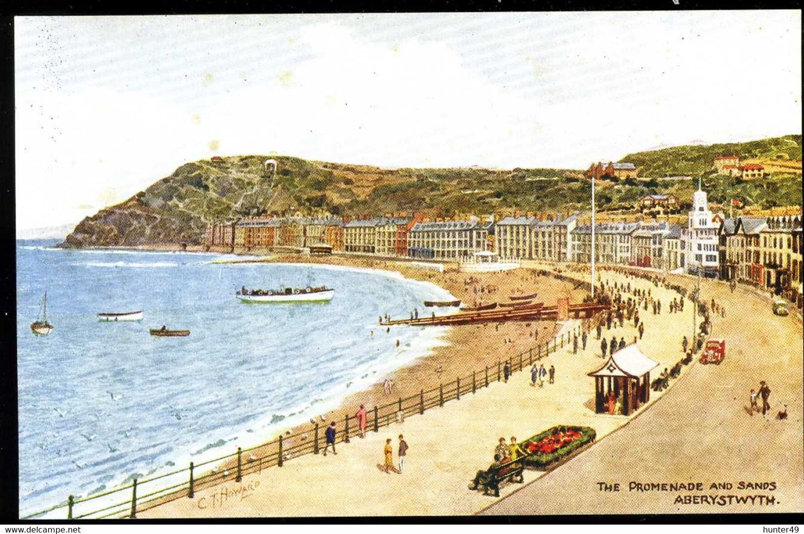 Aberystwyth The Promenade And Sands Salmon - Contea Sconosciuta