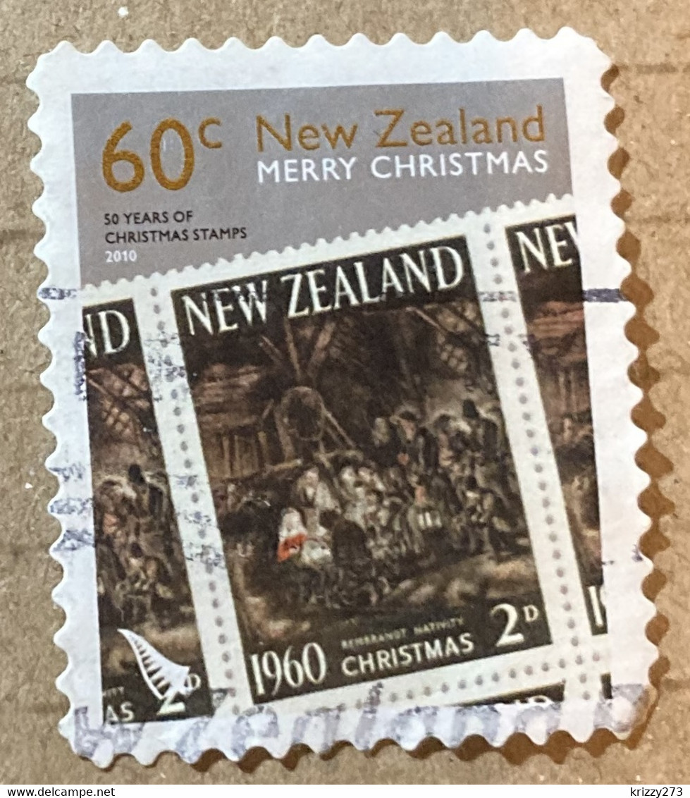 New Zealand 2010 Christmas 60c - Used - Gebraucht