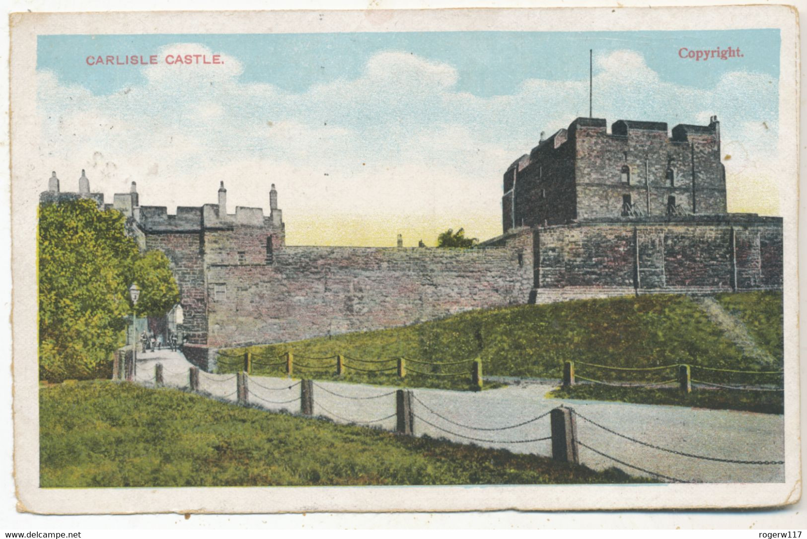 Carlisle Castle, 1908 Postcard - Carlisle