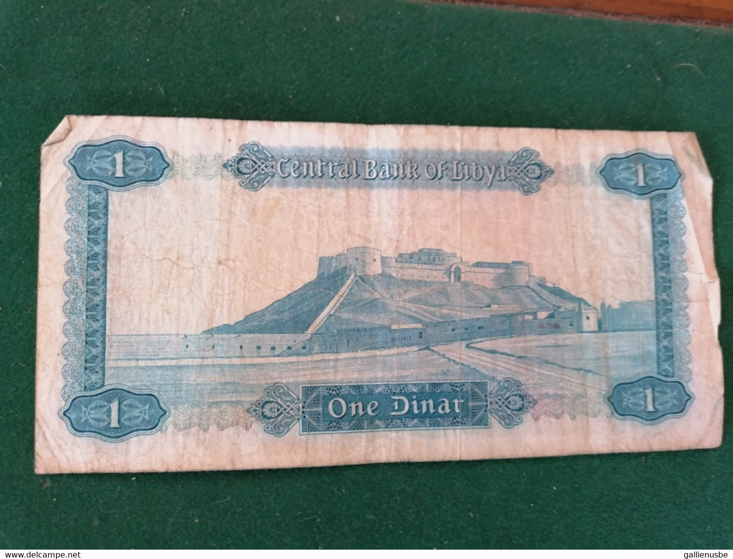 Libye -  1 Dinar -   -  Beau  - - Libya