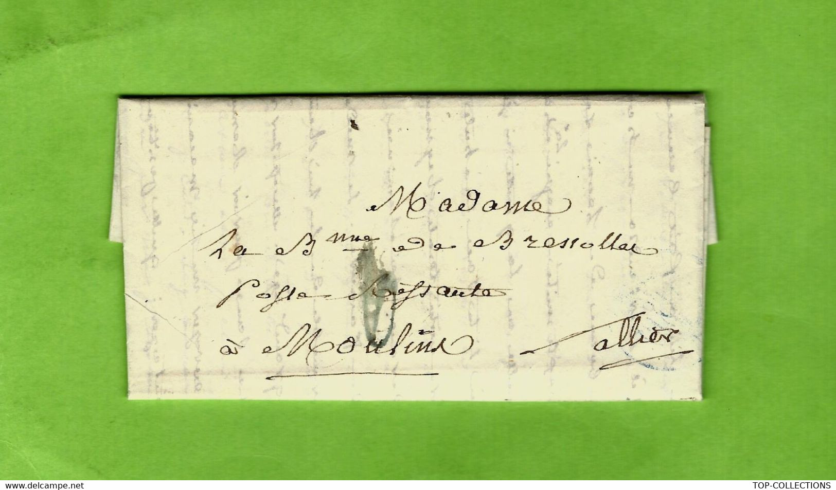 1839 LETTRE POSTE RESTANTE Moulins Par D'Origny  COMMISSAIRE DU ROI Près  Monnaie De Paris Ch.  Légion D’Honneur - Historische Dokumente