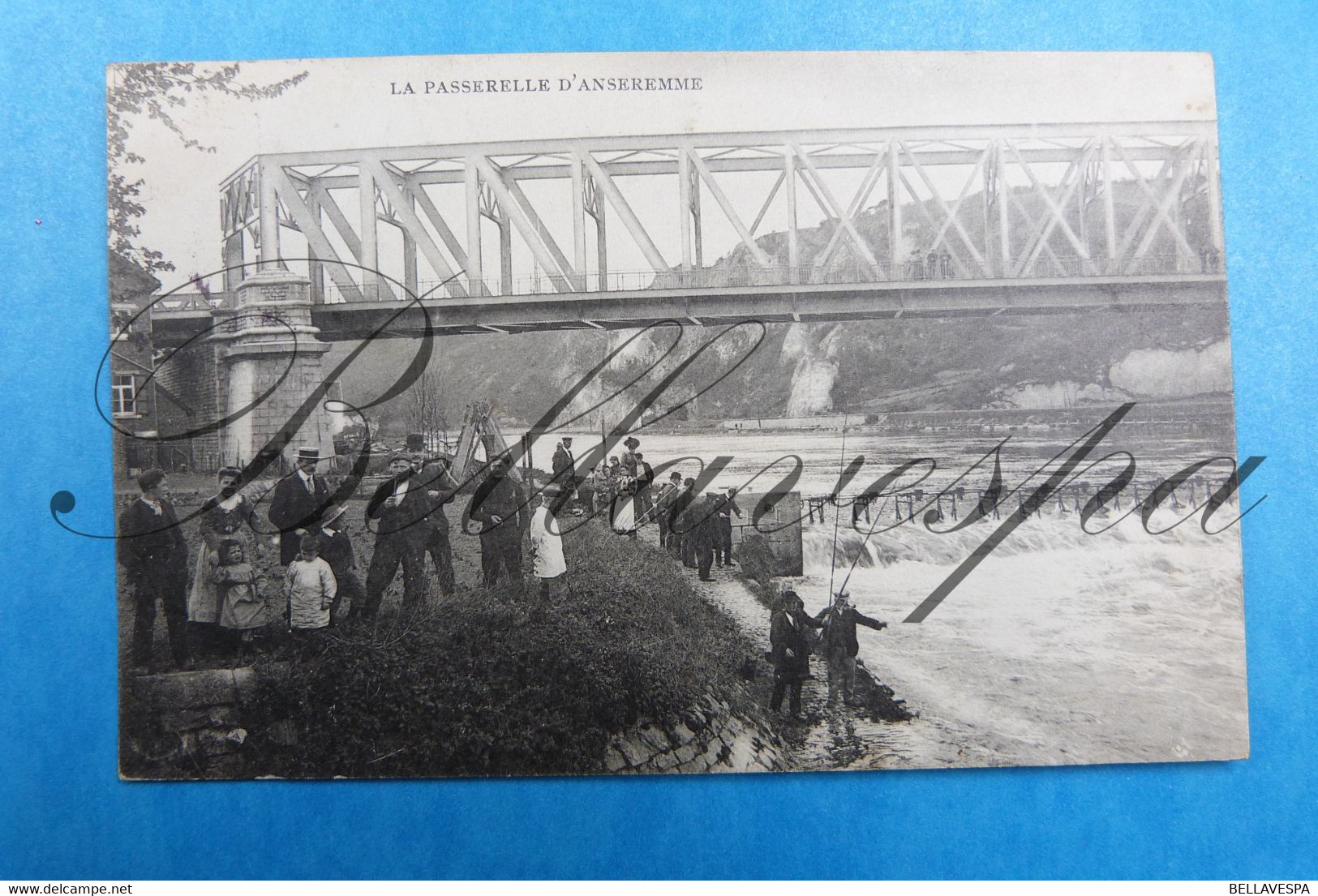 Anseremme. La Passerelle. Peche A Ligne -1909 - Dinant