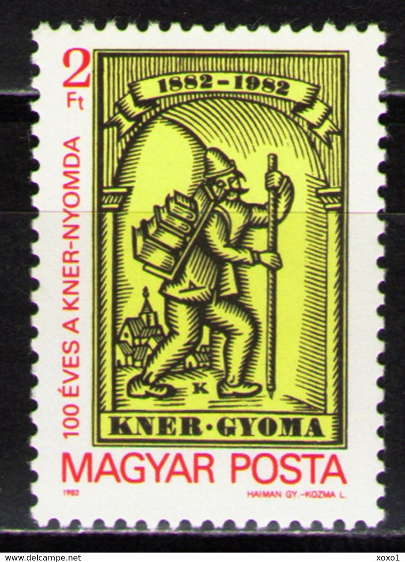 Hungary 1982 MiNr. 3574 Ungarn Books Kner Printing Works, Gyoma 1v MNH ** 0.50 € - Usines & Industries